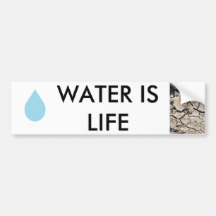 Pegatina Para Coche Protección de agua - el agua es vida