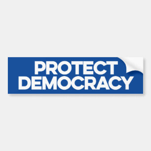Pegatina Para Coche Proteger la democracia
