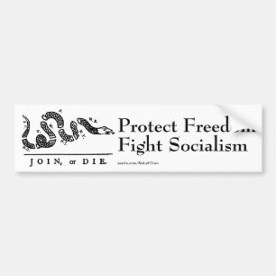 Pegatina Para Coche Proteger la libertad contra el socialismo chapucer