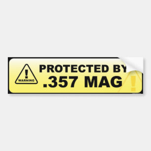 Pegatina Para Coche Protegido por .357 mag