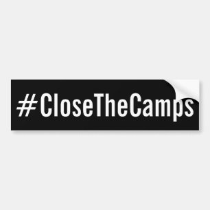 Pegatina Para Coche Protesta de los #CloseTheCamps