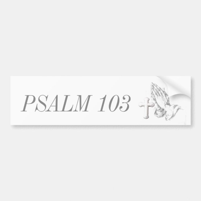PEGATINA PARA COCHE PSALM 103 (Frente)