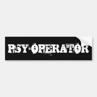 PEGATINA PARA COCHE PSY-OPERATOR
