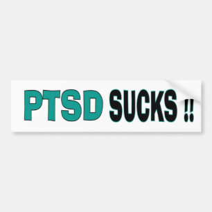 PEGATINA PARA COCHE PTSD CHUPA