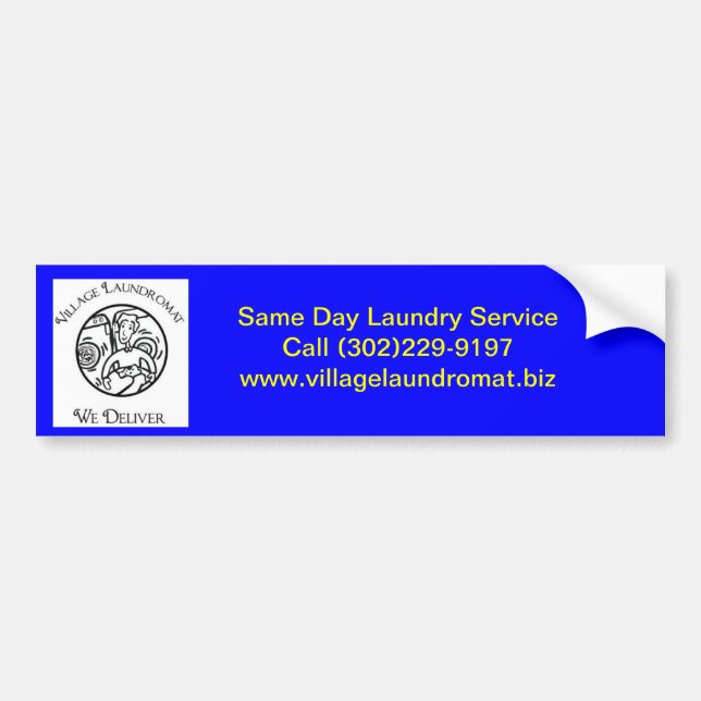 Pegatina Para Coche Pueblo Bumpersticker (Frente)