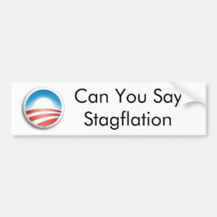 Pegatina Para Coche Puede usted SayStagflation