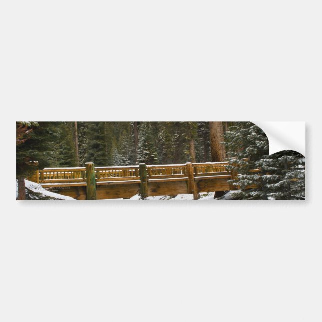 Pegatina Para Coche Puente en Wuksachi (Frente)