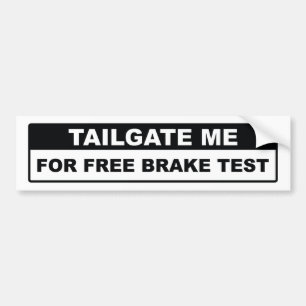 Pegatina Para Coche Puerta posterior yo gratis prueba de frenos