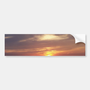 Pegatina Para Coche puesta del sol
