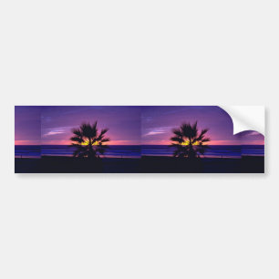 Pegatina Para Coche Puesta del sol hermosa: Playa de la misión,