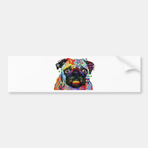 Pegatina Para Coche Pug