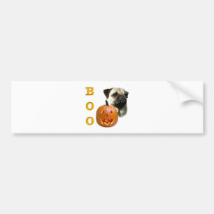 Pegatina Para Coche Pug (flauta) Boo
