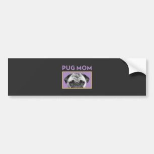 Pegatina Para Coche Pug Mom