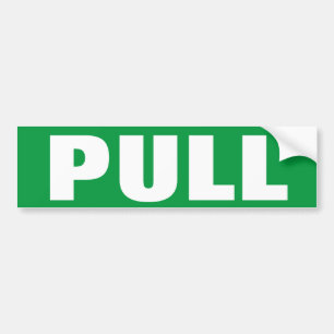 Pegatina Para Coche PULL para abrir la señal de la ventana de la puer