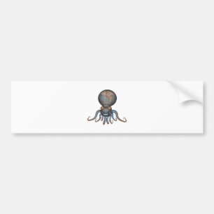 Pegatina Para Coche Pulpo de Steampunk