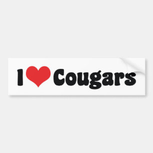 Pegatina Para Coche Pumas de Corazón que Amo
