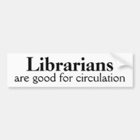 Pun de circulación divertida de parachoques biblio