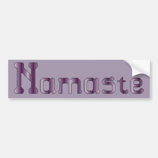 Pegatina Para Coche Puntada cruzada de Namaste