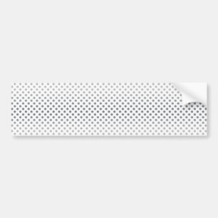 Pegatina Para Coche Puntos de polka gradiente plateado por Shirley Tay