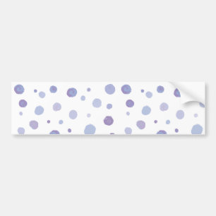 Pegatina Para Coche puntos de polka pintados a mano