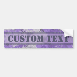 Pegatina Para Coche Purple Digi Camo con Personalizado Textos