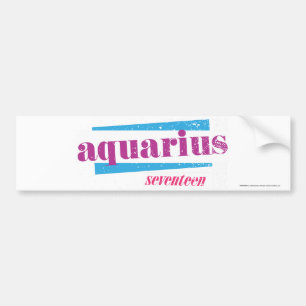 Pegatina Para Coche Púrpura del acuario