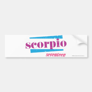 Pegatina Para Coche Púrpura del escorpión