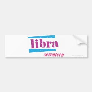 Pegatina Para Coche Púrpura del libra