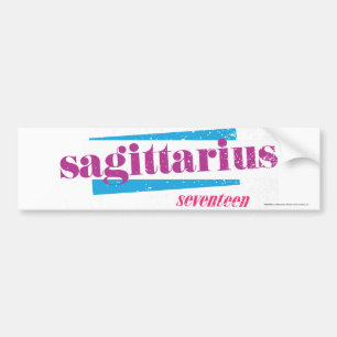 Pegatina Para Coche Púrpura del sagitario