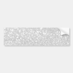 Pegatina Para Coche purpurina blanco del encanto elegante elegante