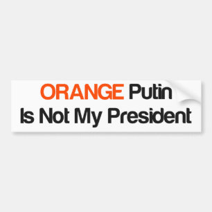 Pegatina Para Coche Putin anaranjado no es mi presidente