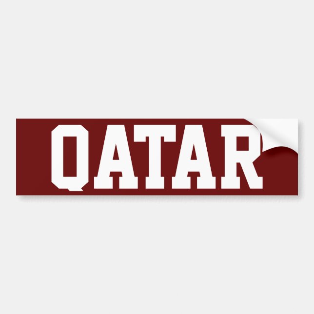 Pegatina Para Coche Qatar (Frente)