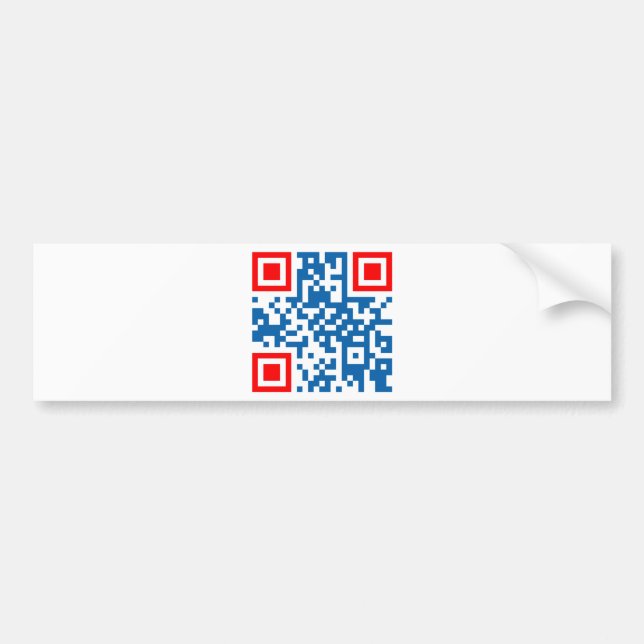 Pegatina Para Coche QR-Código-Hrvatska (Frente)