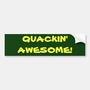 Pegatina Para Coche Quackin impresionante