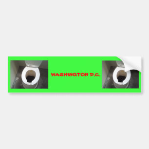 PEGATINA PARA COCHE QUÉ C.C. DE WASHINGTON. ESTÁ TODO ALREDEDOR