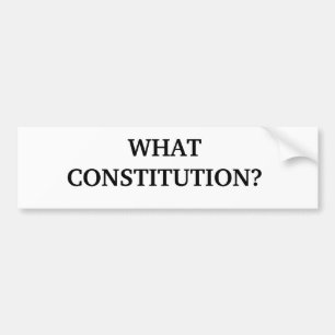 PEGATINA PARA COCHE ¿QUÉ CONSTITUCIÓN?