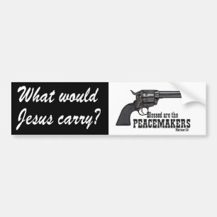 Pegatina Para Coche ¿Qué Jesús llevaría? Blessed es el pacificador