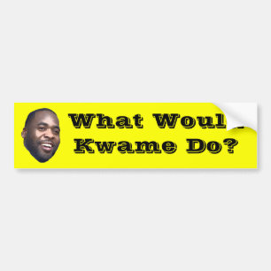 Pegatina Para Coche ¿Qué Kwame haría?