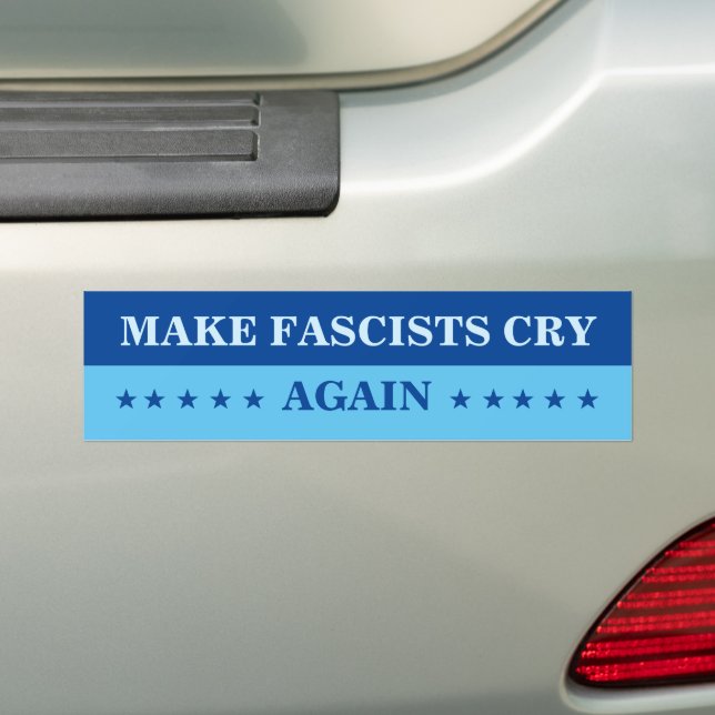 Pegatina Para Coche Que los fascistas lloren de nuevo (en coche)