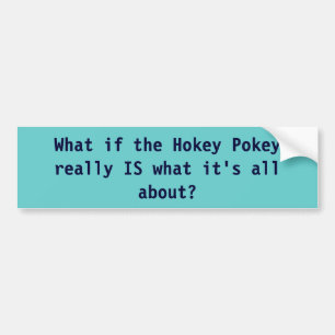 Pegatina Para Coche Qué si el Pokey de Hokey ES realmente cuál es