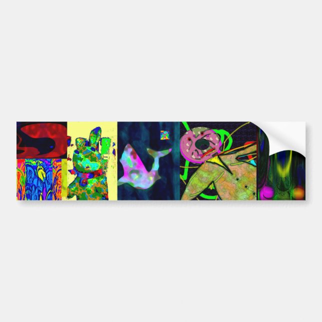 Pegatina Para Coche ¿Qué usted está intentando decir aquí? (Frente)