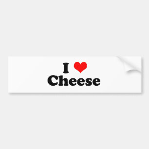 Pegatina Para Coche Queso del corazón