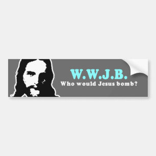Pegatina Para Coche Quién bomba de Jesús