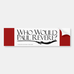 Pegatina Para Coche ¿Quién Paul Revere?