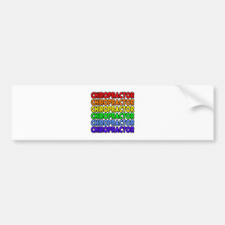 Pegatina Para Coche Quiropráctico arcoiris