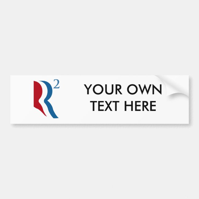 Pegatina Para Coche R AJUSTADO - ROMNEY RYAN 2012.png (Frente)