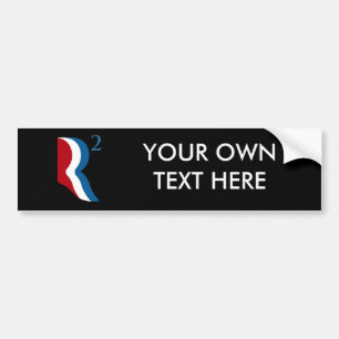 Pegatina Para Coche R AL CUADRADO - ROMNEY RICE -.png