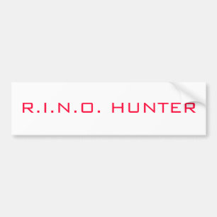 PEGATINA PARA COCHE R.I.N.O. CAZADOR