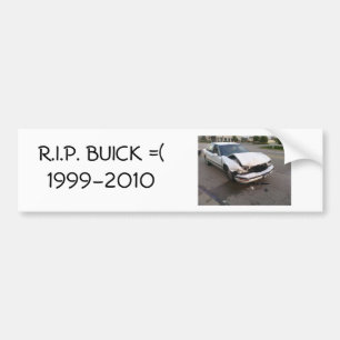 PEGATINA PARA COCHE R.I.P. BUICK