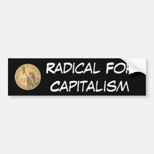 Pegatina Para Coche Radical para el capitalismo